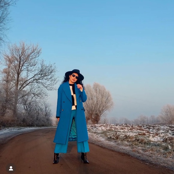 ZARA BLOGGERS FAV WOOL BLEND OVERSIZED COAT - Picture 13 of 15